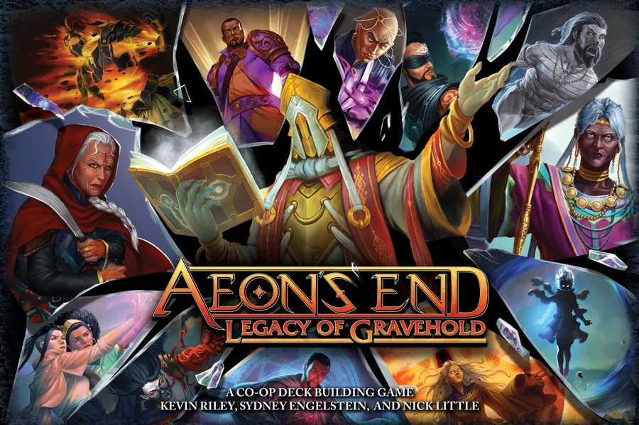 Aeon's End Legacy of Gravehold Remastered - cooperative deck building board game