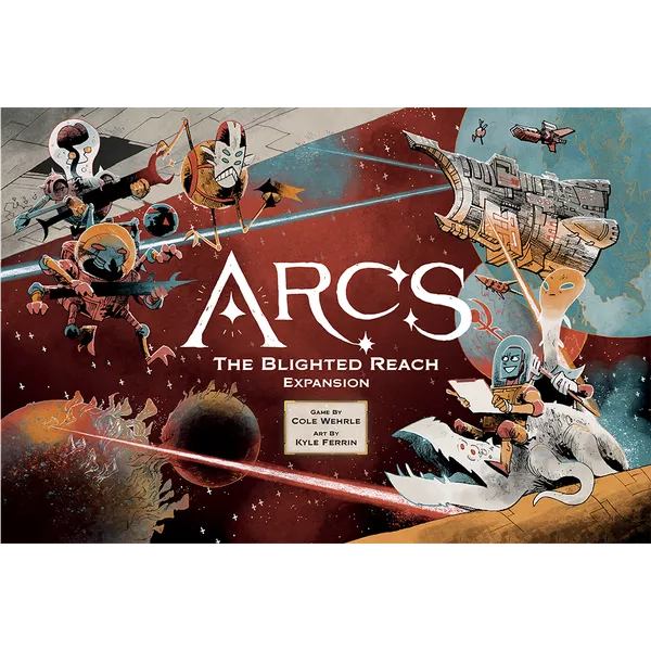 Arcs with Blighted Reach cooperative space opera board game