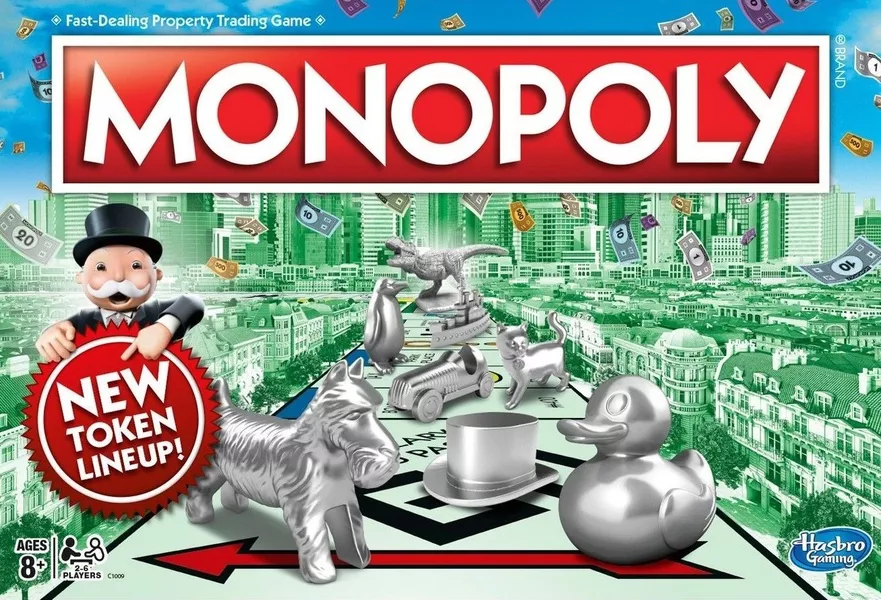Monopoly classic game representing the best selling board games of all time.