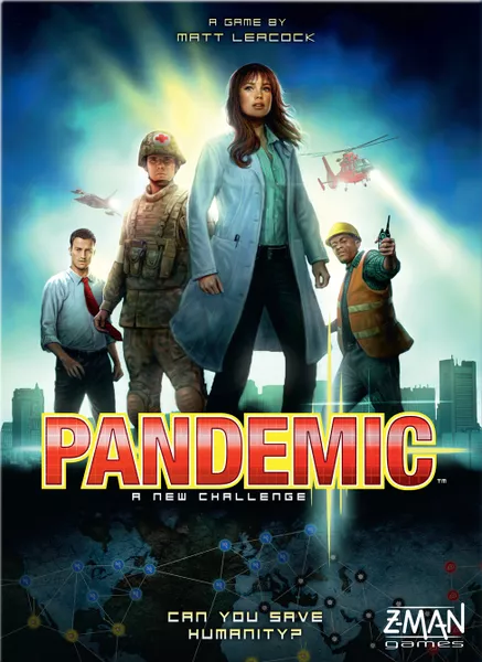 The Pandemic cooperative board game, one of the best board games of all time for co-op.