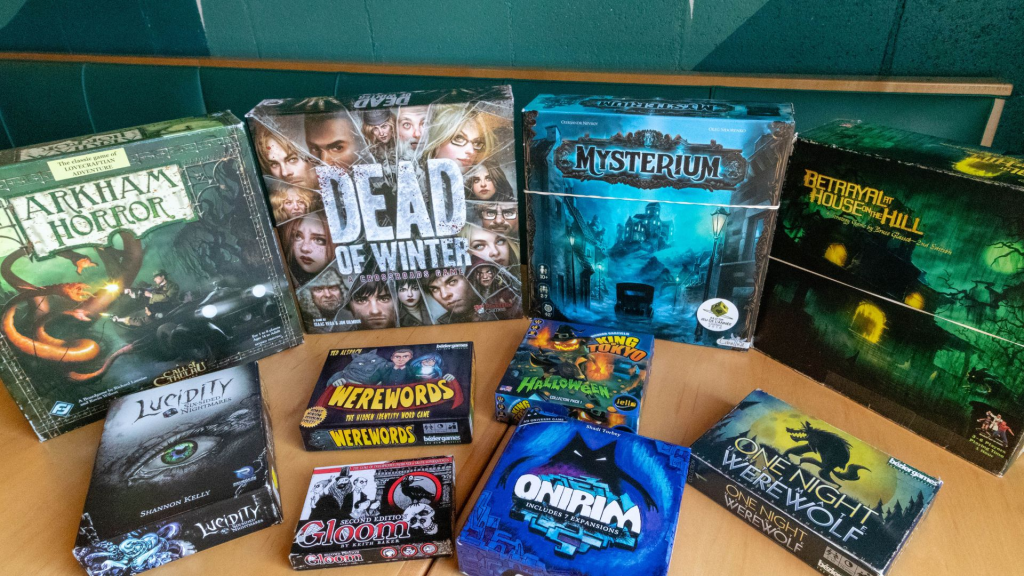 Betrayal at House on the Hill board game setup