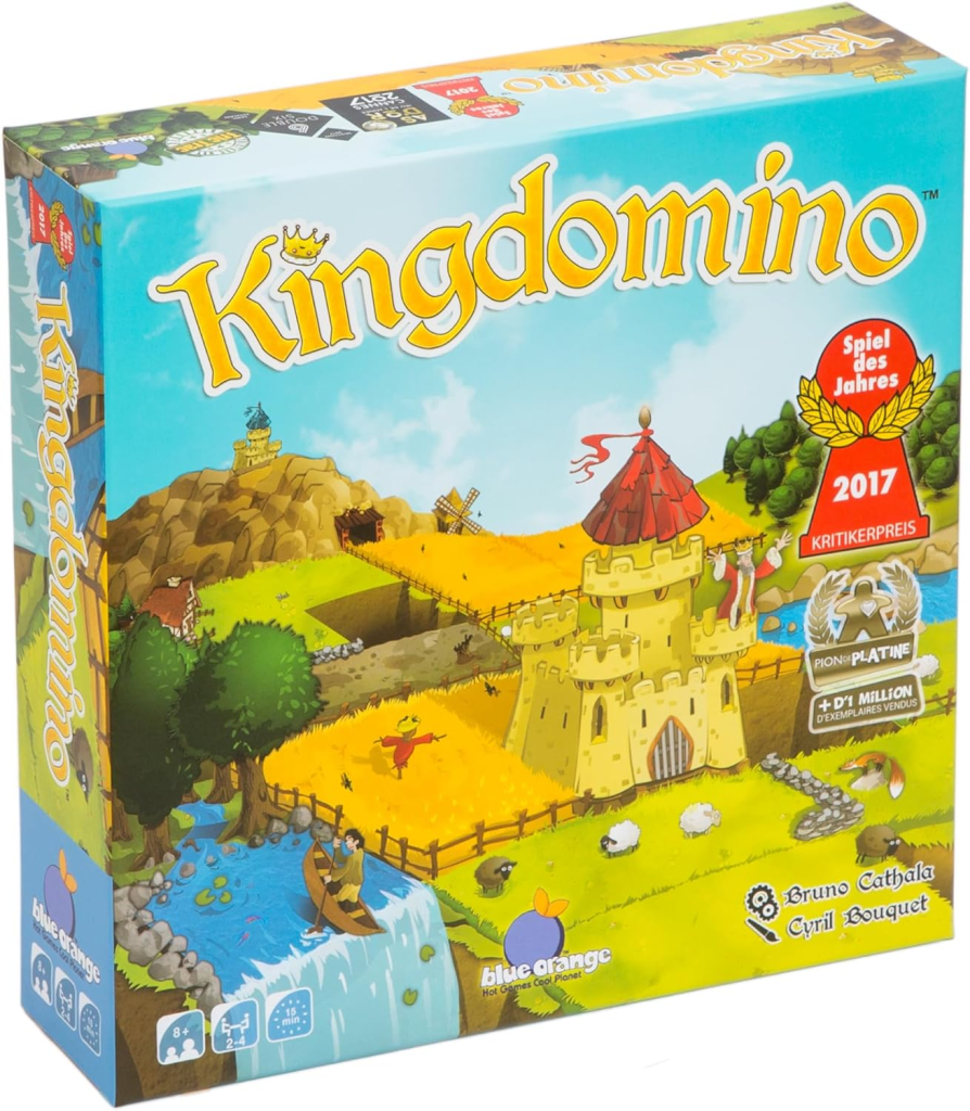 Kingdomino domino tiles kingdom building - best board games for young families