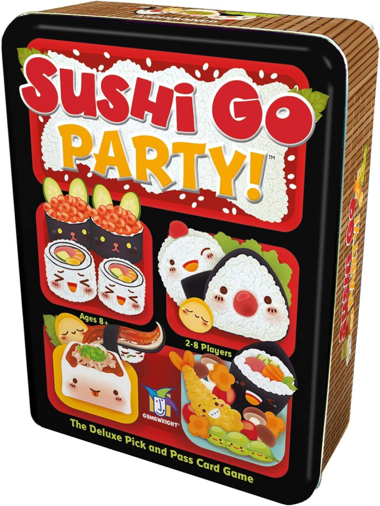 Sushi Go Party card drafting game - fun board games for large families