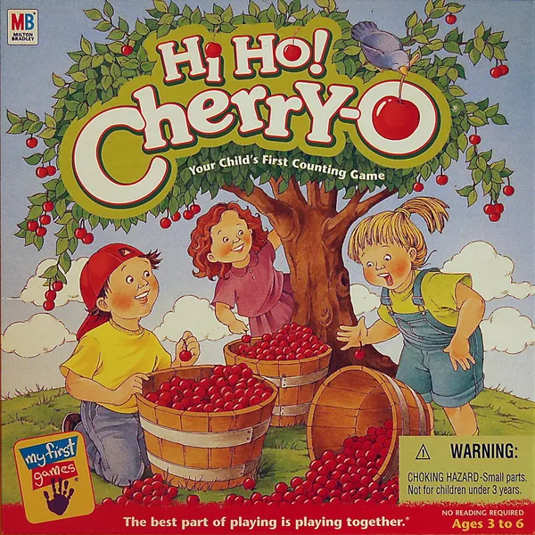 Hi Ho Cherry-O classic counting board game for preschool and kindergarten children learning math